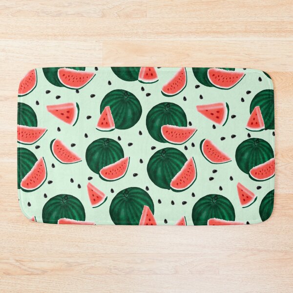 Item preview, Fresh Mint Watermelon Seamless Pattern designed and sold by Differenceee.
