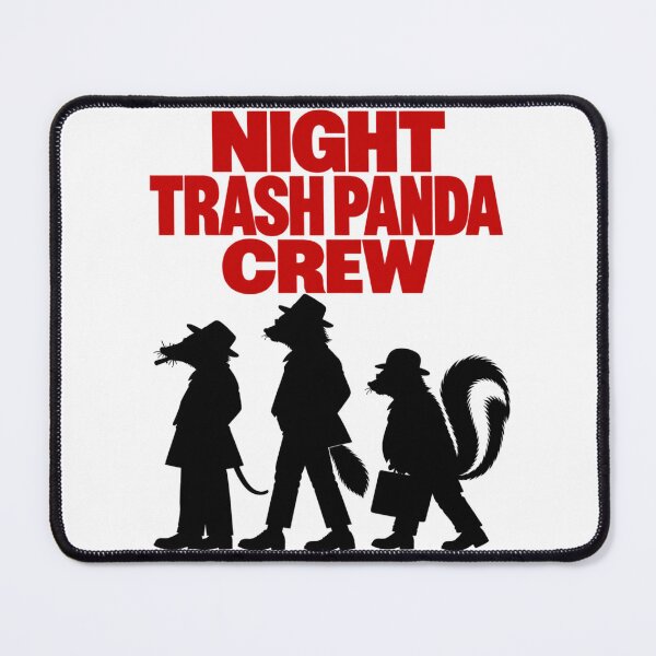 Item preview, Night Trash Panda Crew Funny Raccoon Opossum Skunk Silhouette designed and sold by GibasVisuals.