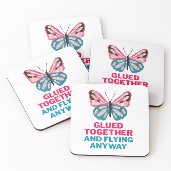 Item preview, Glued Together and Flying Anyway Butterfly Collage designed and sold by Fani*.