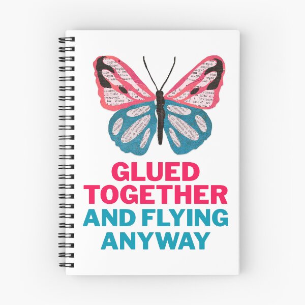 Item preview, Glued Together and Flying Anyway Butterfly Collage designed and sold by Fani*.
