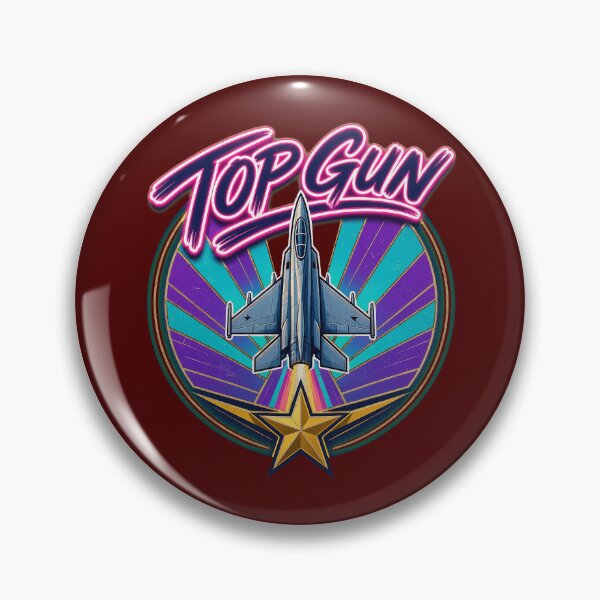 Item preview, Supersonic Military Jet Fighter Pilot Badge Retro Sunset designed and sold by duanehamilton.