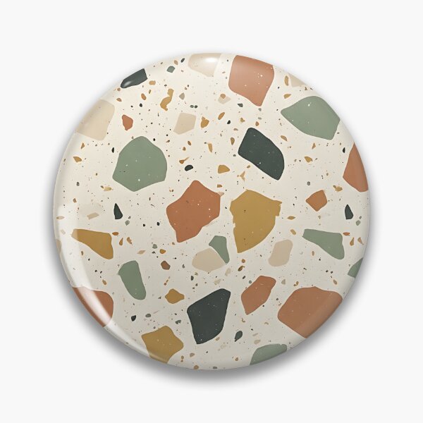 Artikelvorschau, Modernes minimalistisches Terrazzo-Muster in Erdtönen entworfen und verkauft von wallpapersarts.