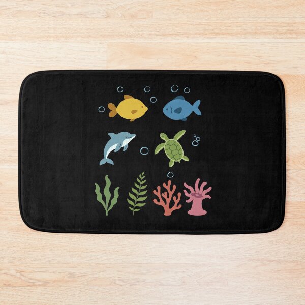 Item preview, Fish, underwater, children, dolphin, sea turtle designed and sold by Sir-Freaky.
