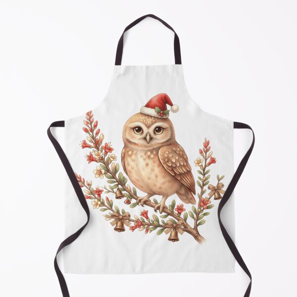 Item preview, Christmas Owl Santa Hat Cute Owl Holiday Bird Lover, gift for Mom, dad gift, gift for birthday Essential T-Shirt designed and sold by GAIDREDA.