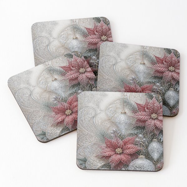 Item preview, Copy of Elegant Christmas with poinsettias designed and sold by BriSher.
