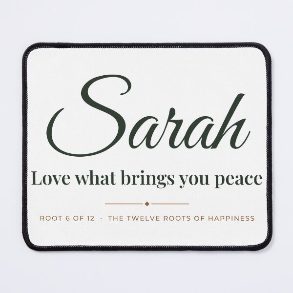 Item preview, Sarah - Love what brings you peace designed and sold by chessnegocios.