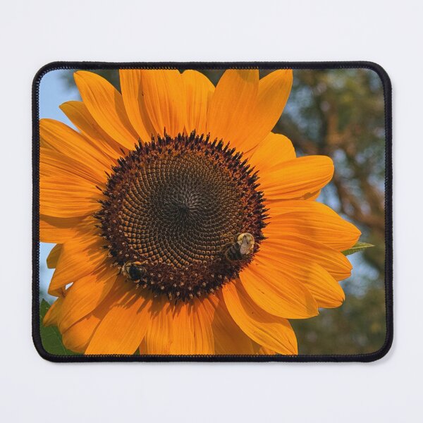 Item preview, sunflower bees designed and sold by chickflickcomfort.
