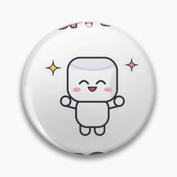 Soft But Strong - Cute Flexing Marshmallow Pip — Pin by BiMood