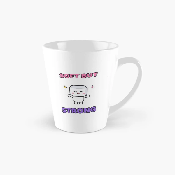 Soft But Strong - Cute Flexing Marshmallow Pip — Classic Mug by BiMood