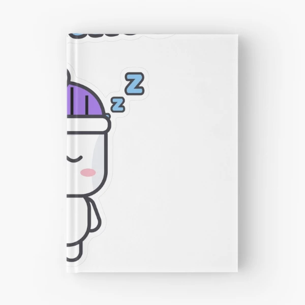 Not a Morning Person - Sleepy Marshmallow Pip — Spiral Notebook by BiMood