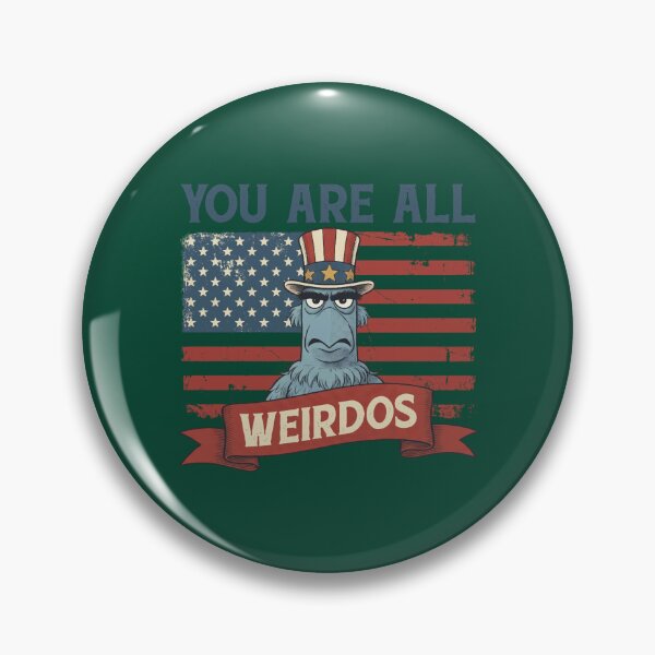 Item preview, You Are All Weirdos Patriotic Independence Day Classic T-Shirt designed and sold by CommunePressive.