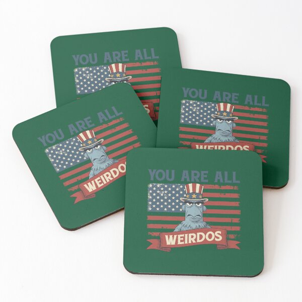 Item preview, You Are All Weirdos Patriotic Independence Day Classic T-Shirt designed and sold by CommunePressive.