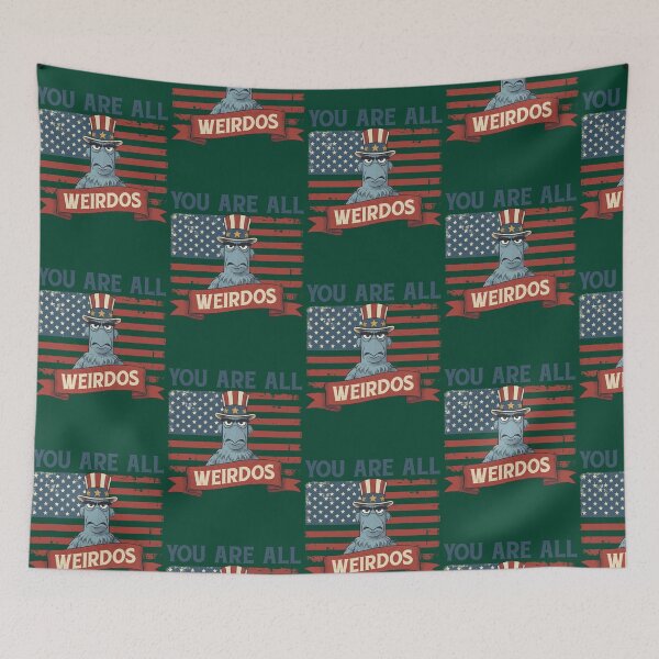 Item preview, You Are All Weirdos Patriotic Independence Day Classic T-Shirt designed and sold by CommunePressive.