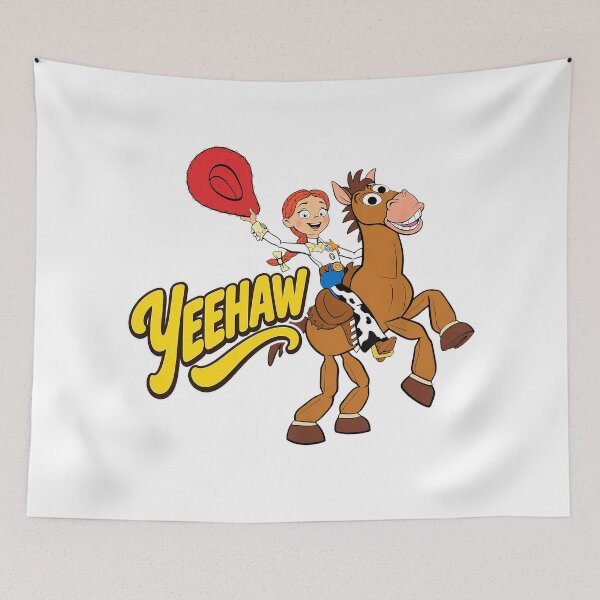 Item preview, Yeehaw Cute Animated Toy Horse Western Rodeo Parody designed and sold by duanepatterson.