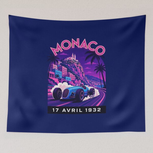 Item preview, Monaco Vintage Grand Prix 1932 Retro Racing Circuit designed and sold by duanepatterson.