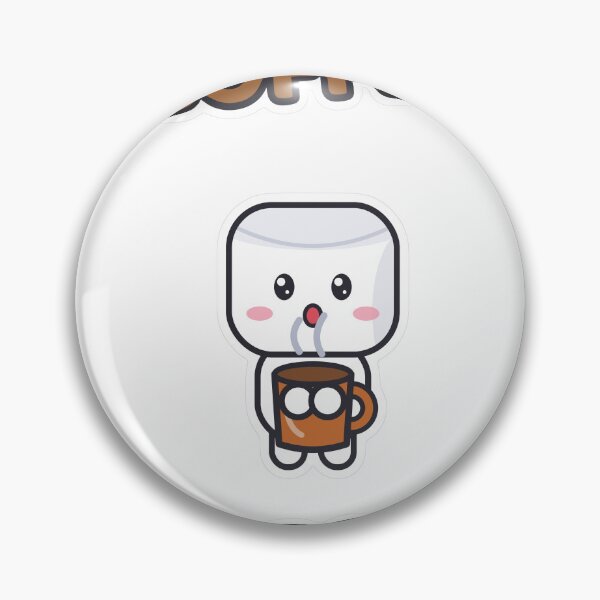 Item preview, Coffee First - Cute Marshmallow Pip with a Mug designed and sold by BiMood.