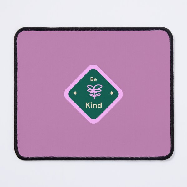 Item preview, Be Kind Diamond Badge - Cute Floral & Inspirational Quote designed and sold by PixellaneArt.