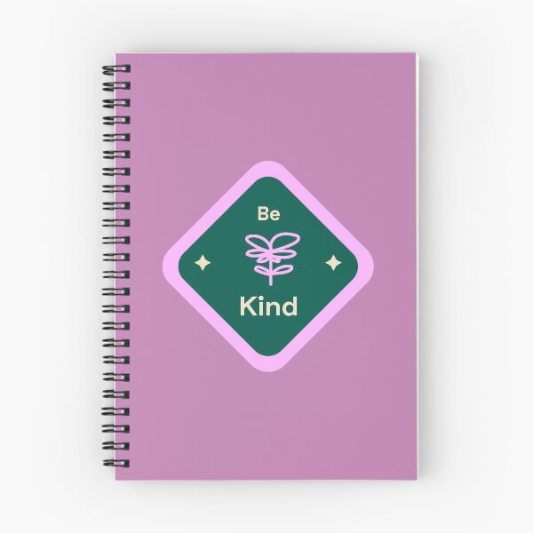 Item preview, Be Kind Diamond Badge - Cute Floral & Inspirational Quote designed and sold by PixellaneArt.