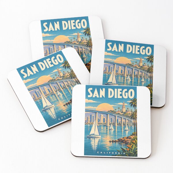 Item preview, San Diego - California  designed and sold by GoodOldVintage.