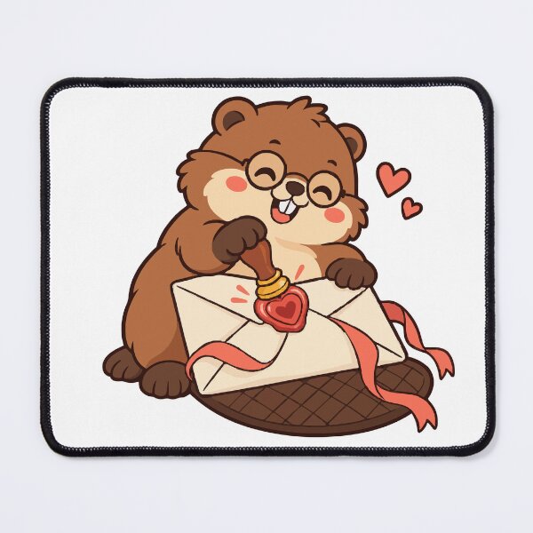 Item preview, Wax Seal Beaver - Cozy Letter Writing Friend designed and sold by CozyMigo.