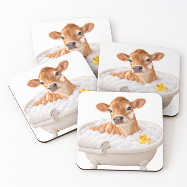 Item preview, Gentle Jersey Cow Bubble Bath designed and sold by Sillytoe.