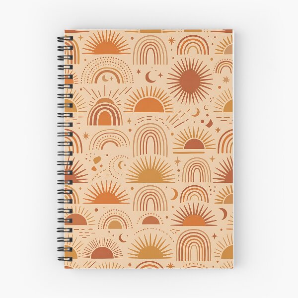 Item preview, Modern Boho Sunburst Geometric Arches Pattern designed and sold by wallpapersarts.