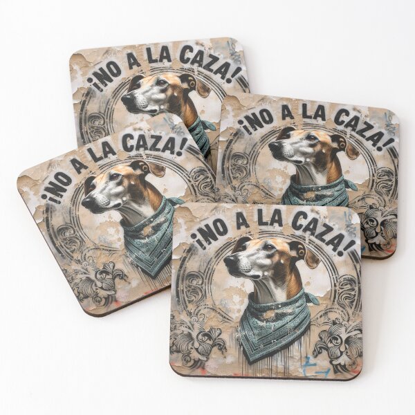 Item preview, GALOGO - Variaciones Callejeras - No a la caza_06 designed and sold by GALOGO – Art for Sighthounds & Animal Welfare.