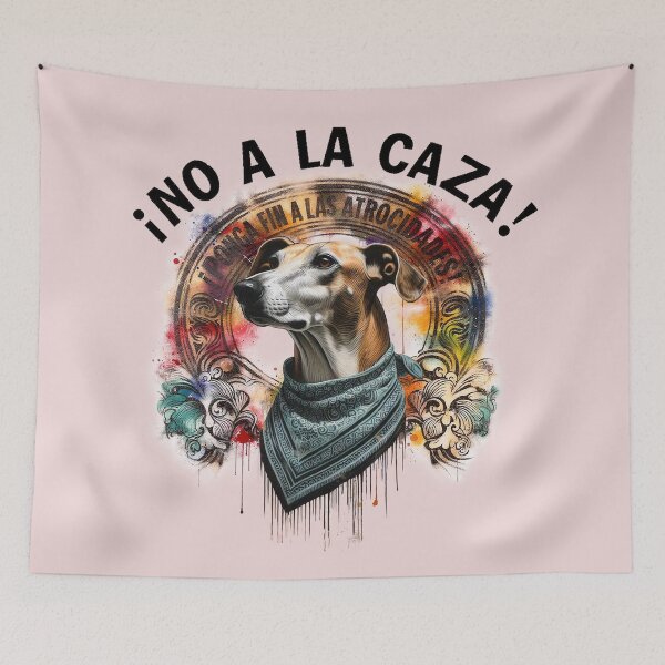 Item preview, GALOGO - Street Variations - No a la caza_06 designed and sold by GALOGO – Art for Sighthounds & Animal Welfare.