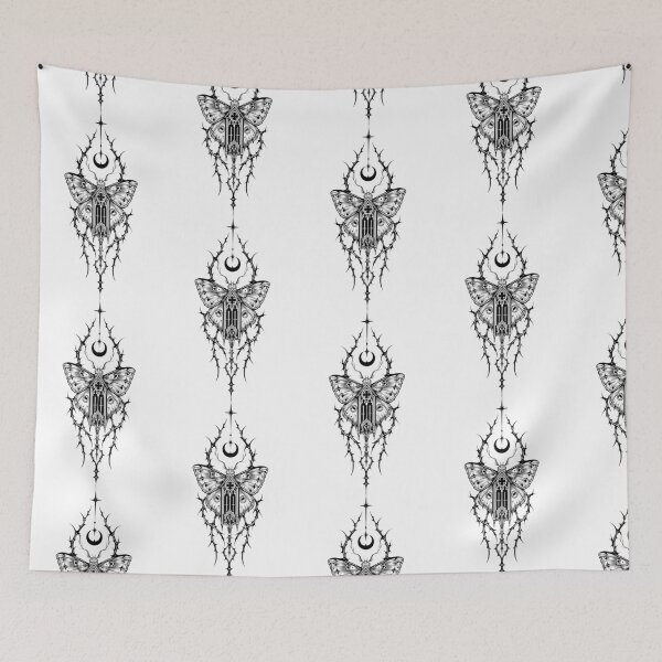 Item preview, Gothic Cathedral Moth designed and sold by MORIANO TATTOOS.