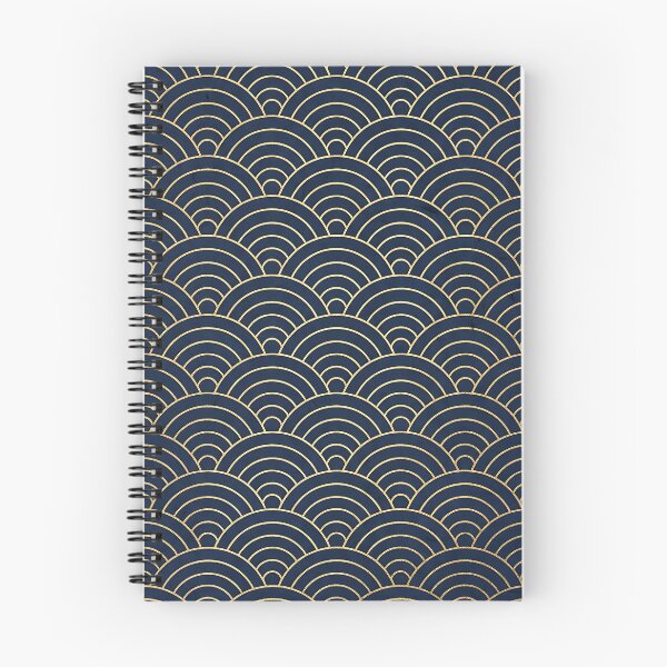 Item preview, Japanese Seigaiha Gold Ocean Waves Pattern designed and sold by wallpapersarts.