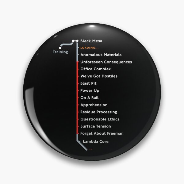 Item preview, Half Life 1 Gaming Underground Level Name Map designed and sold by therocketman.