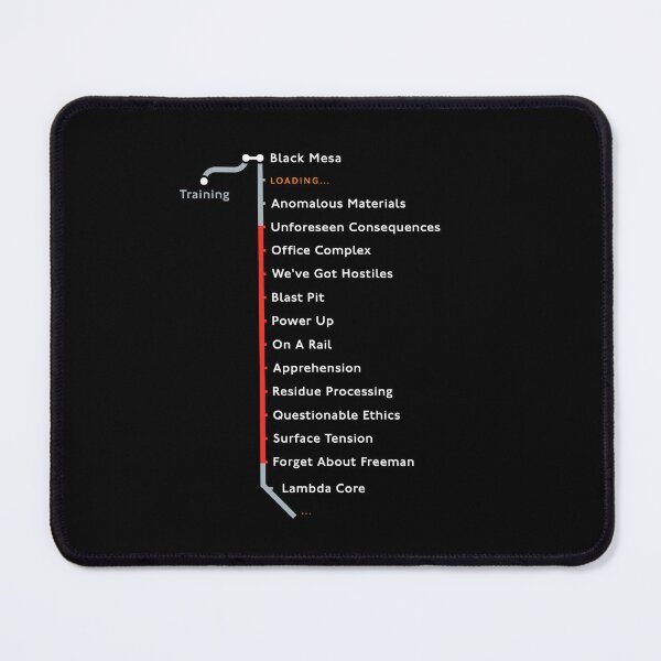 Item preview, Half Life 1 Gaming Underground Level Name Map designed and sold by therocketman.