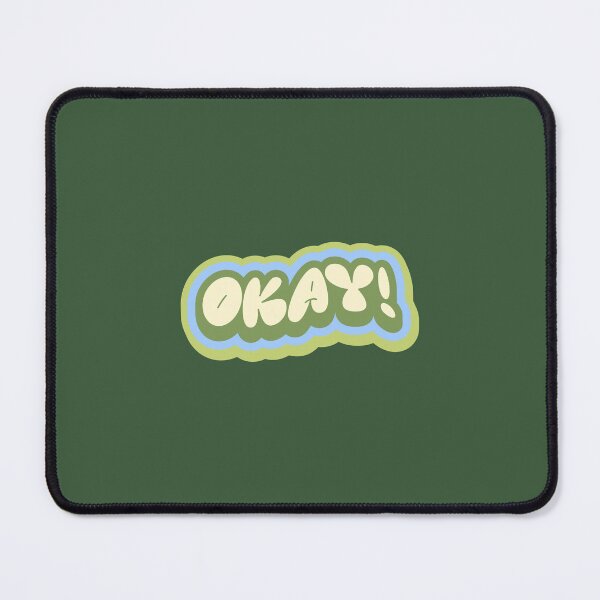 Item preview, Okay! Cute Retro Bubble Lettering - Positive Affirmation & Aesthetic Typography designed and sold by PixellaneArt.