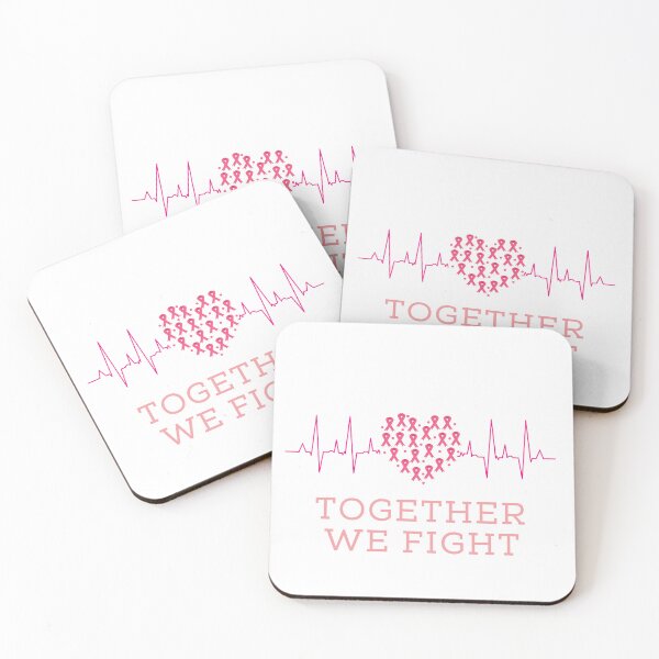 Item preview, Together We Fight – Heart & Pulse Breast Cancer Survivor Support designed and sold by MHSe.