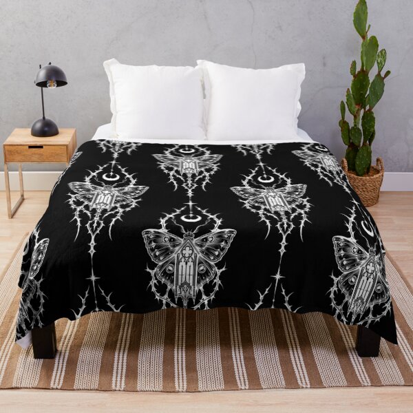 Item preview, Gothic Cathedral Moth White designed and sold by MORIANO TATTOOS.