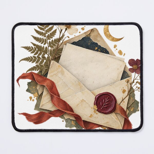 Item preview, Poetcore Wax Seal Letter and Pressed Fern designed and sold by aseel9.