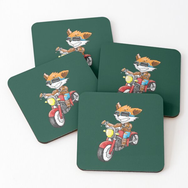 Item preview, Fancy fox on motorcycle designed and sold by NtcApparelCo.