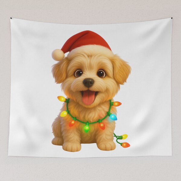 Item preview, Sweet Zuchon Dog Christmas designed and sold by Sillytoe.