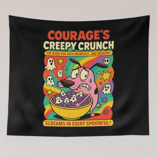 Item preview, Courage the Cowardly Dog Cereal Box  designed and sold by krowsunna.