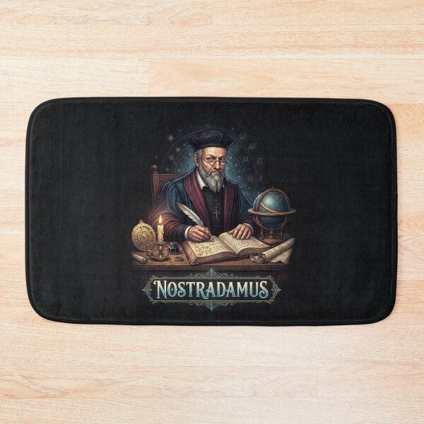Item preview, Nostradamus Prophecies Seer Astrologer Writing By Candlelight designed and sold by Owcomm.