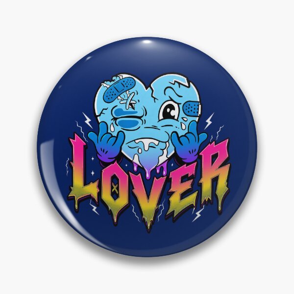 Item preview, Lover Cute Retro Vintage Crying Blue Heart Mascot designed and sold by BigBodegaa.