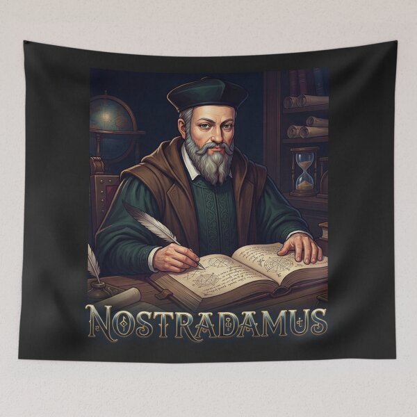 Item preview, Nostradamus Renaissance Seer Prophecy Portrait    designed and sold by Owcomm.