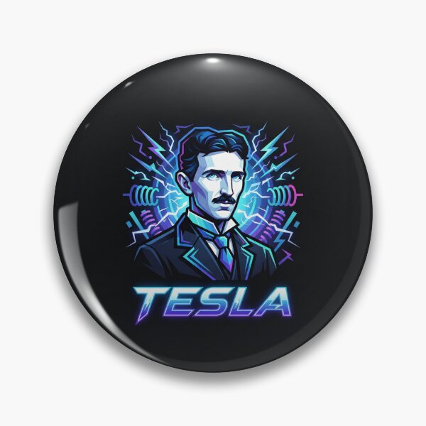 Item preview, Nikola Tesla Electric Genius Portrait Graphic    designed and sold by Owcomm.