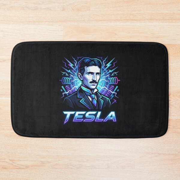 Item preview, Nikola Tesla Electric Genius Portrait Graphic    designed and sold by Owcomm.