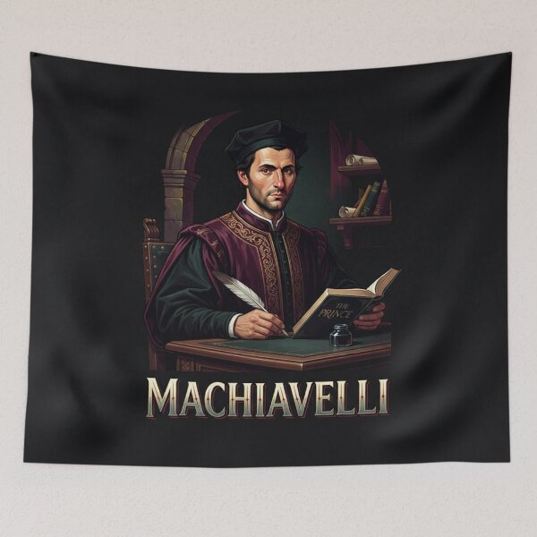 Item preview, Niccolo Machiavelli Historical Philosophy Portrait    designed and sold by Owcomm.