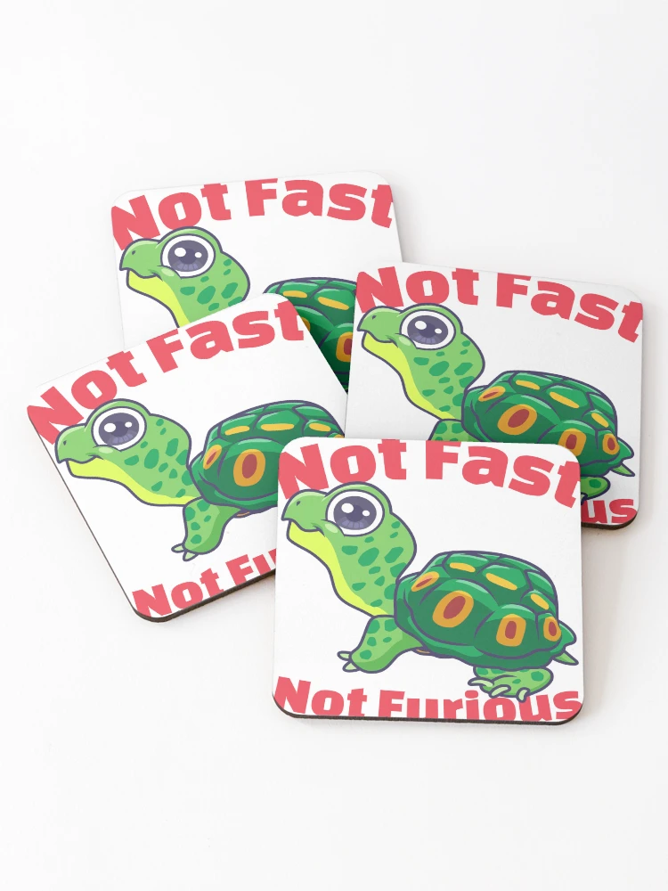 Thumbnail 1 of 5, Coasters (Set of 4), Not Fast Not Furious designed and sold by FuadSy.