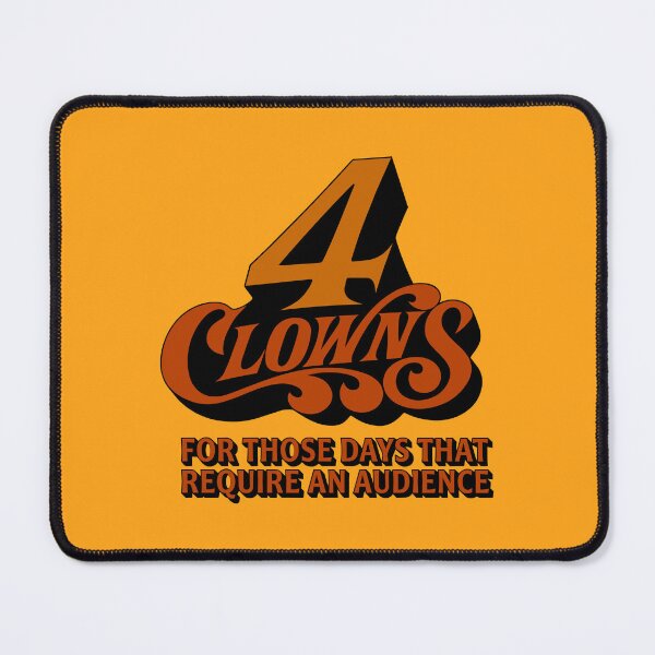 Item preview, 4 Clowns Require An Audience Funny Retro Quote designed and sold by estudiopacifico.