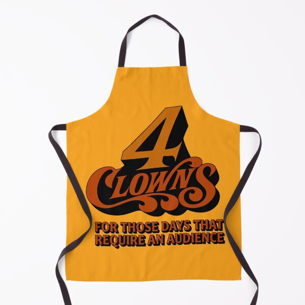 Item preview, 4 Clowns Require An Audience Funny Retro Quote designed and sold by estudiopacifico.