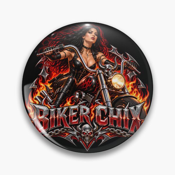 Aperçu de l'œuvre Emblème Biker Chix créée et vendue par Moviebuff91.