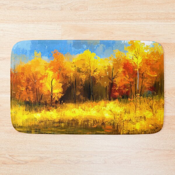 Item preview,  Golden and Orange Autumn Trees With Lake Reflection designed and sold by DEC02.